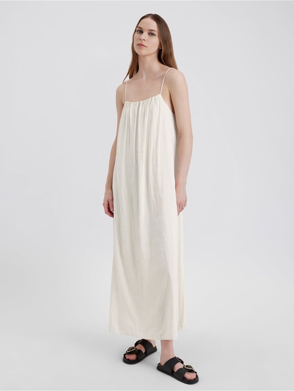 Solid and Striped x Sofia Richie Grainge Sarai Maxi Dress White Small